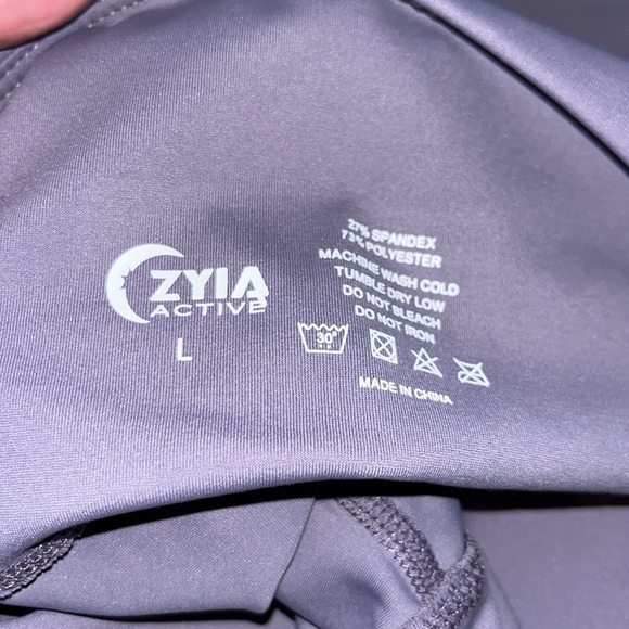 ZYIA Active Plum Slate Flame Light N Tight LNT Hi-Rise Legging 7/8 / large - Picture 6 of 6